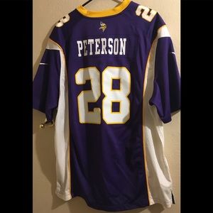 MINNESOTA VIKINGS ADRIAN PETERSON #28 FOOTBALL JERSEY  XL